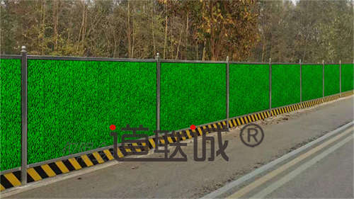 内江市政施工 城区道路施工 道联诚施工围挡 市政围挡